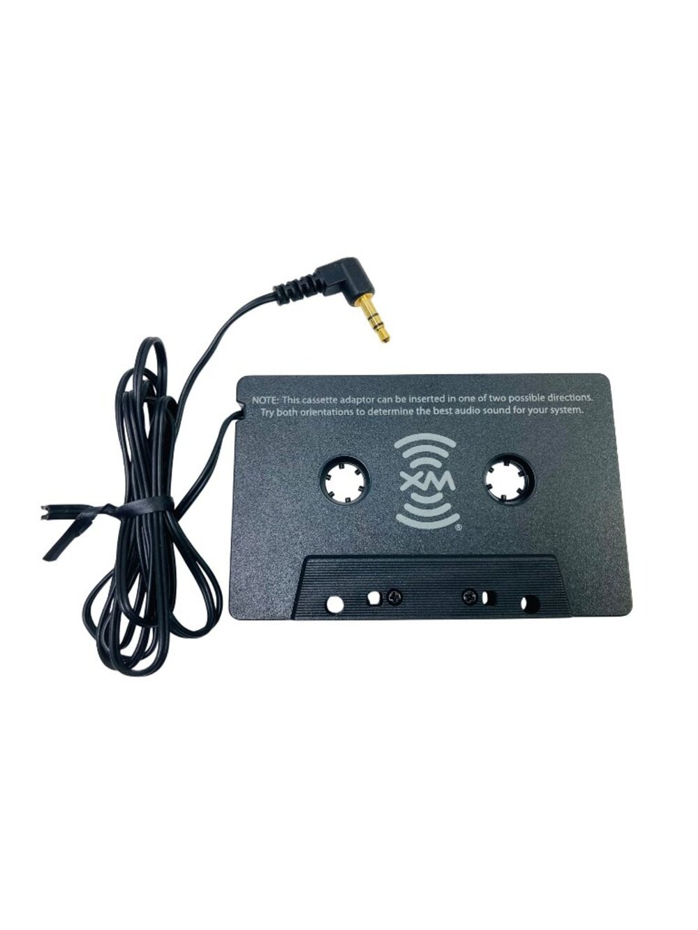 XM Cassette Adapter Tape Player AUX Cable Black Universal Car Audio Input